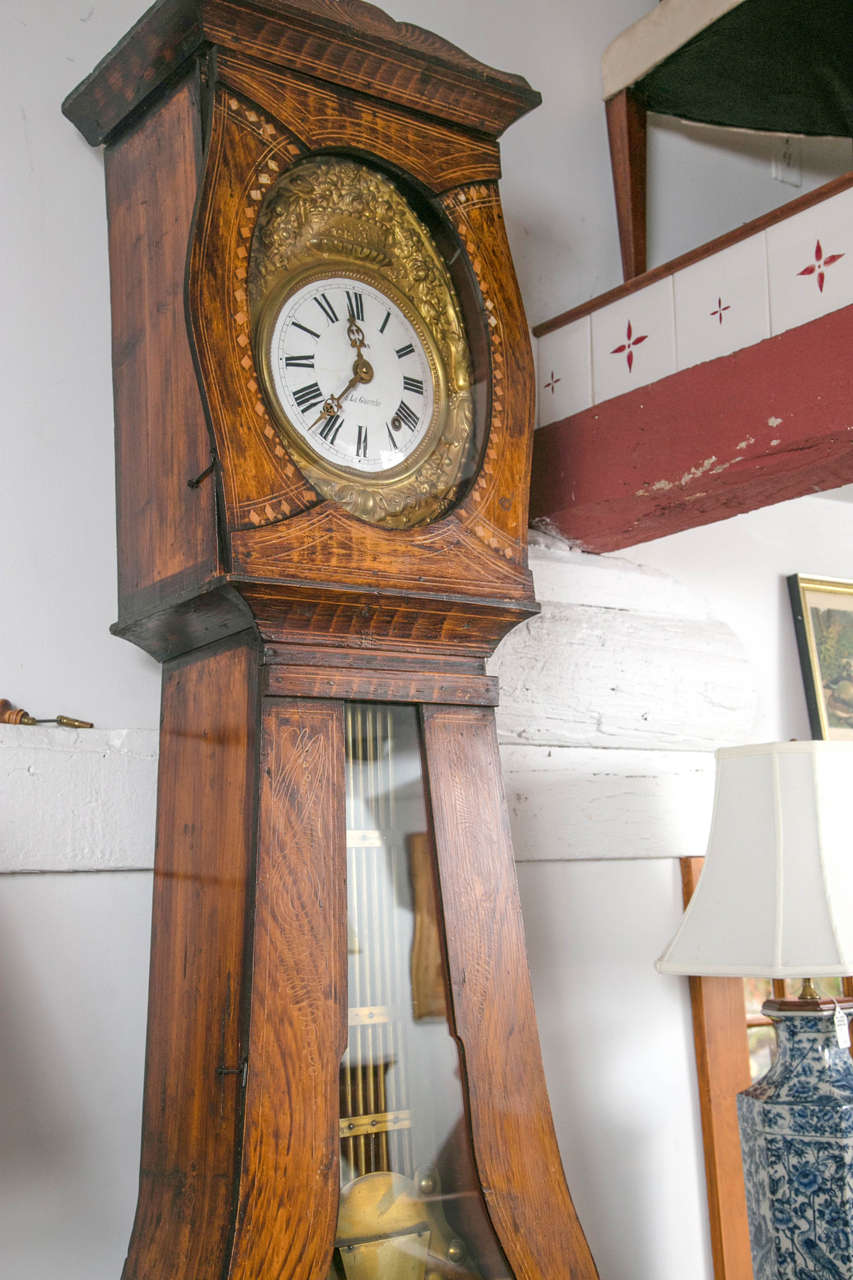 19th Century Morbier Clock For Sale