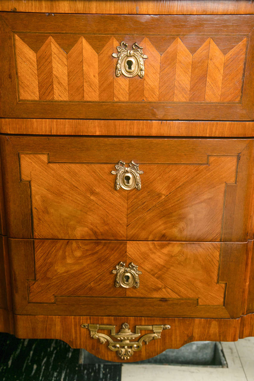 French Parquetry Inlaid Commode 1
