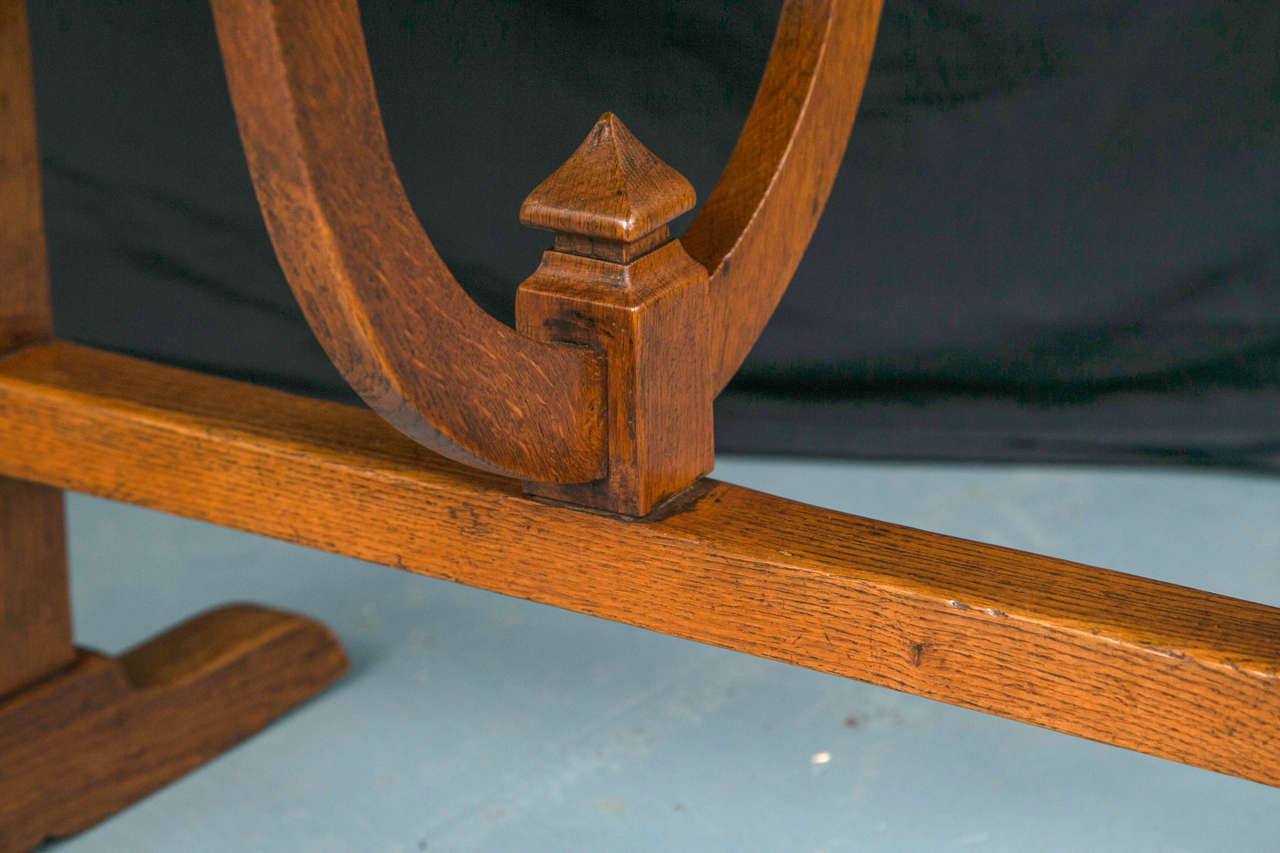 19th Century Poplar Vendange Table