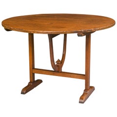 Antique Poplar Vendange Table