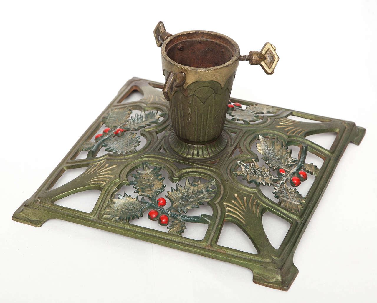 Christmas Tree Stand, Cast Iron, Germany, circa 1950