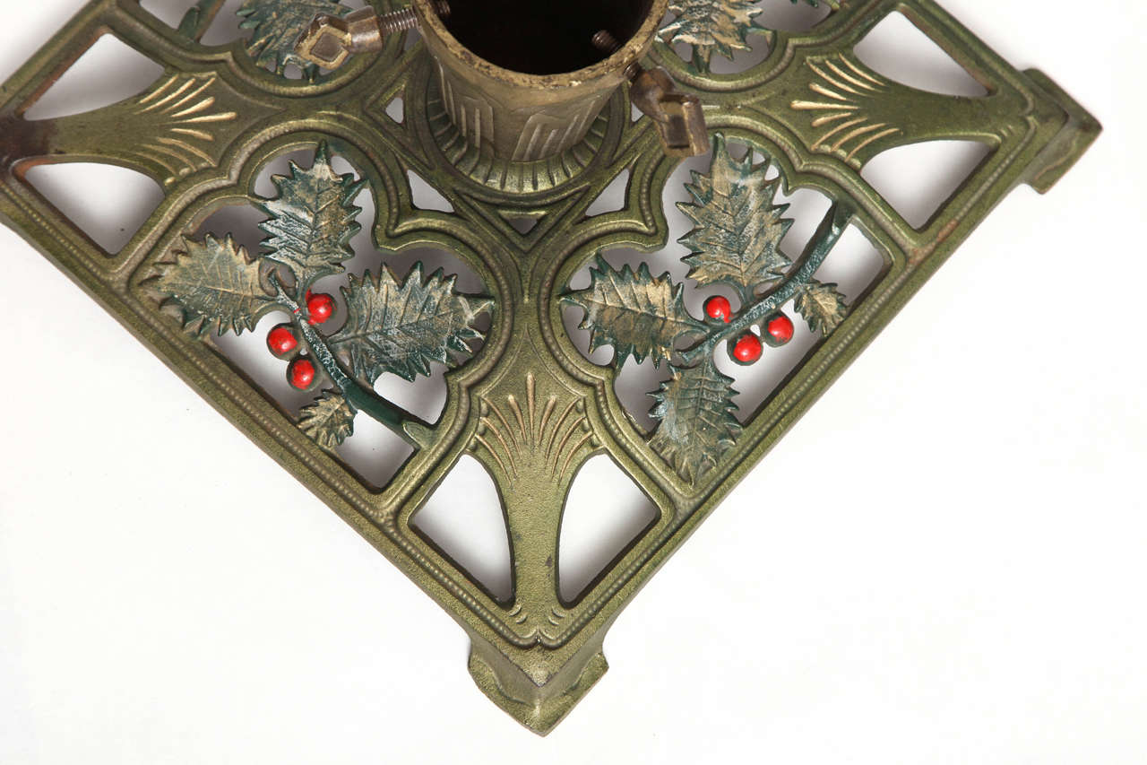 Christmas Tree Stand, Cast Iron, Germany, circa 1950 at 1stDibs