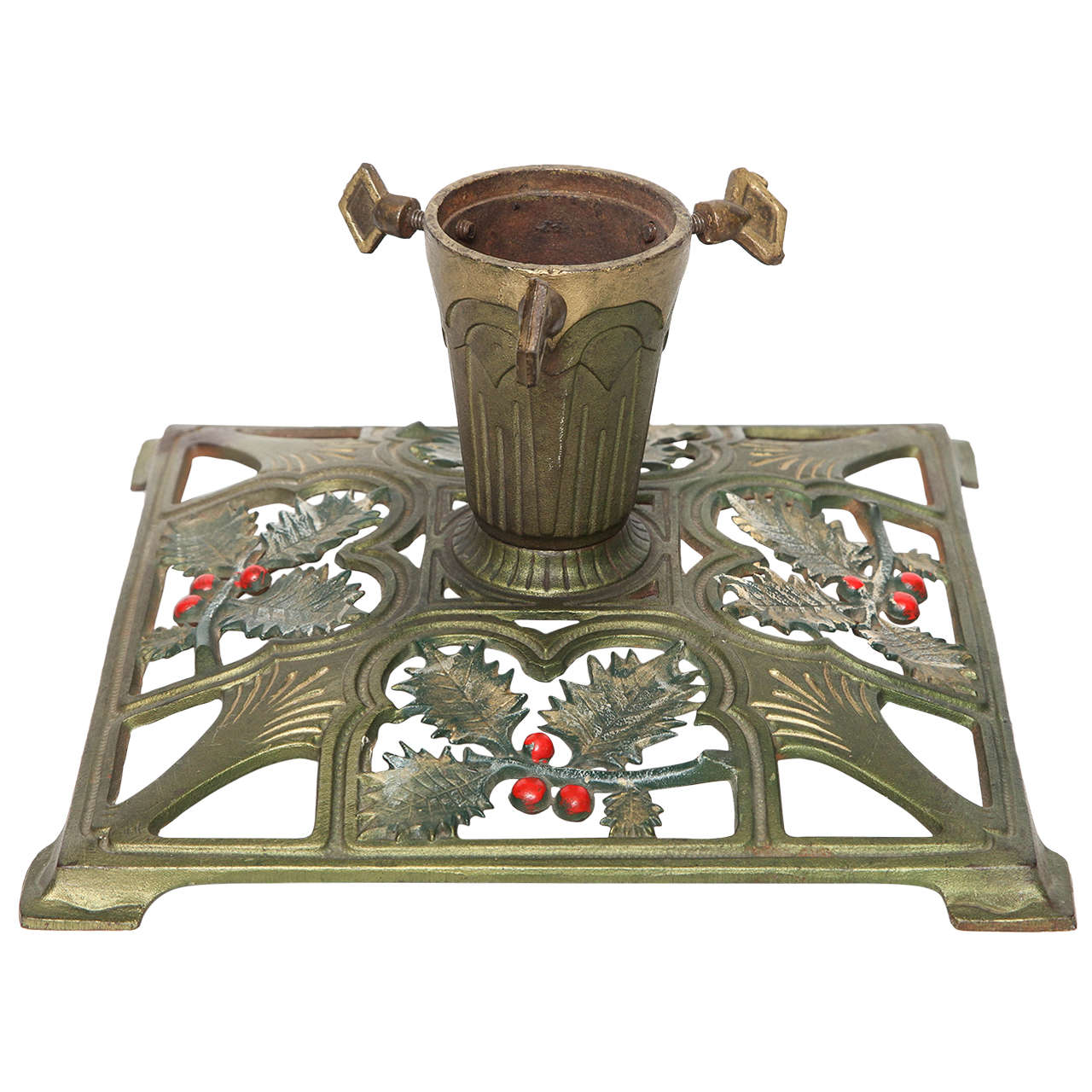 Christmas Tree Stand, Cast Iron, Germany, circa 1950 at 1stDibs