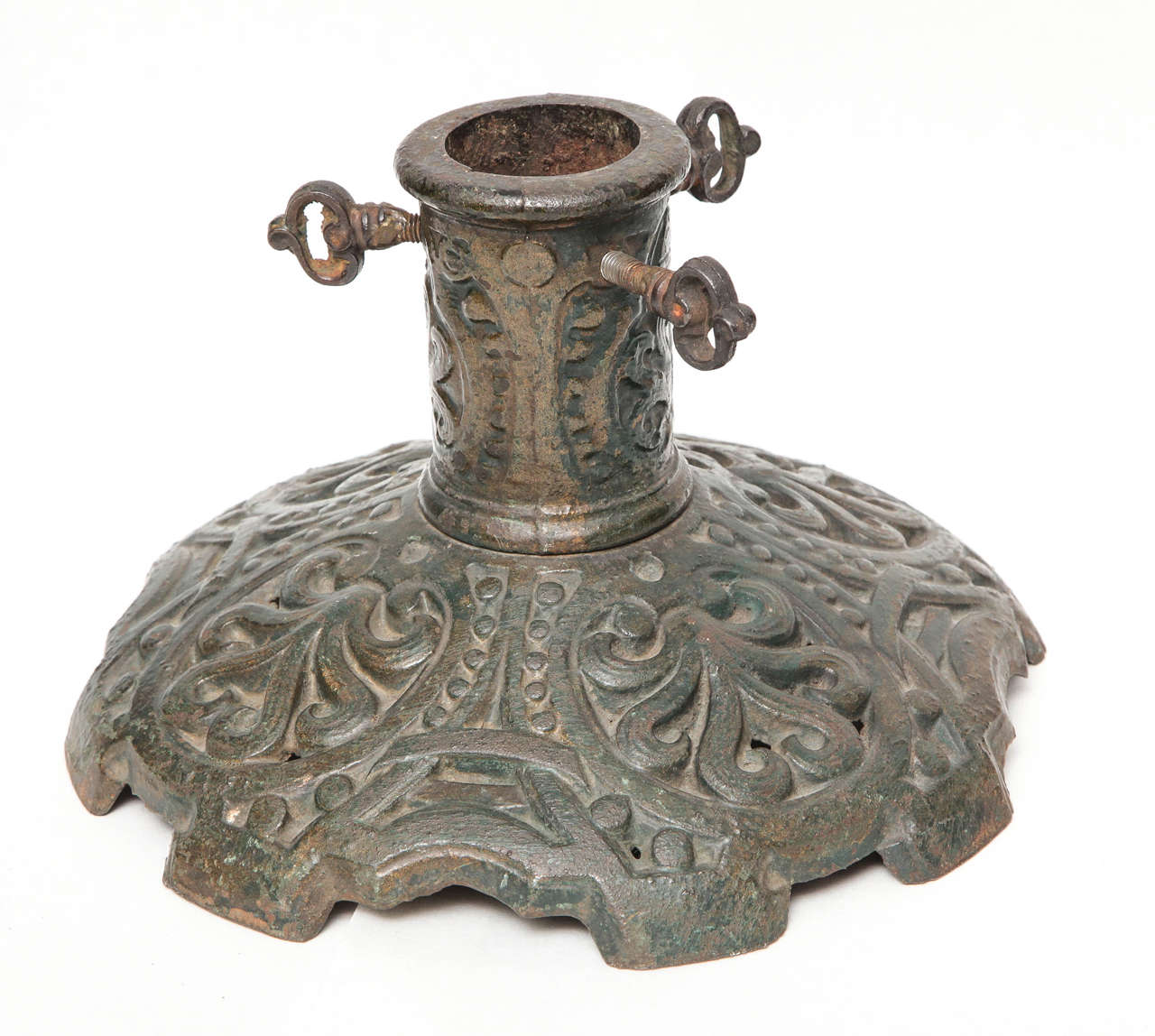 rare antique cast iron neoclassical christmas tree stand rare antique cast iron neoclassical christmas tree stand