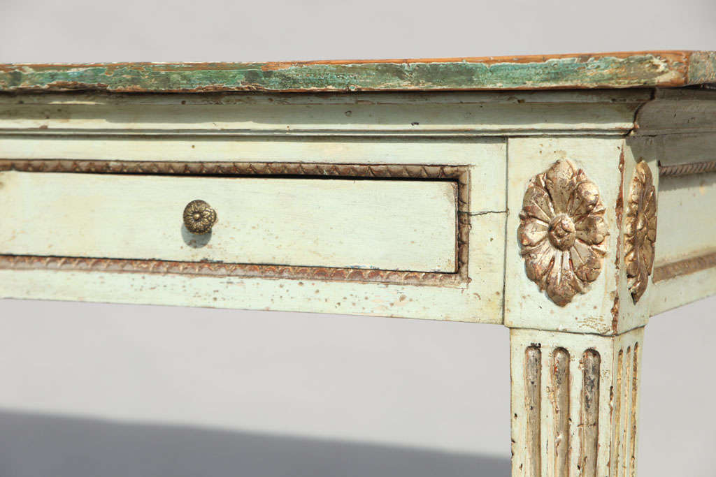 Wood Painted 18th/19th Century Venetian Console For Sale