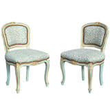 Pair of Venetian Child's Chairs