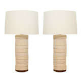 Limestone table lamps Vintage Limestone table lamps