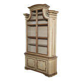A Louis XVI Style Carved and Painted Cabinet