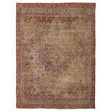 Antique Ravar Kerman Rug