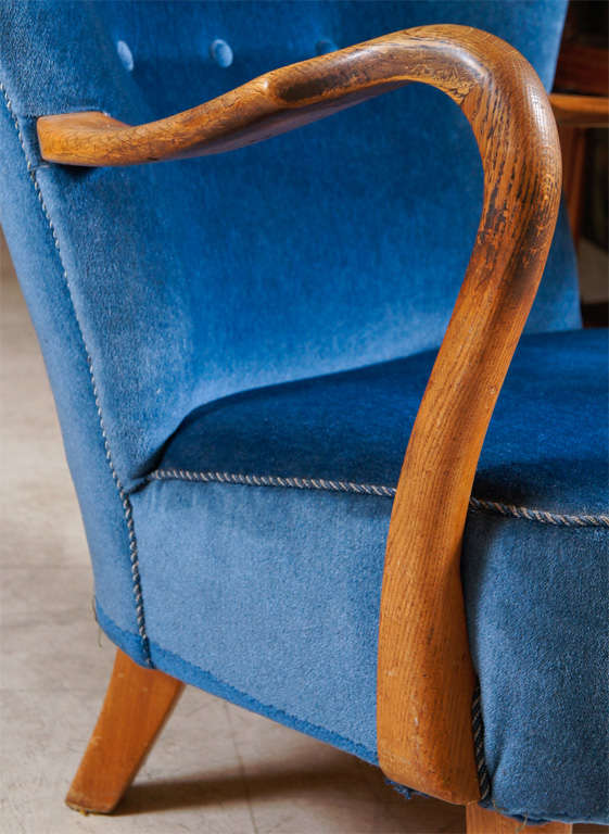 Blue Armchair by Alfred Christiansen 2