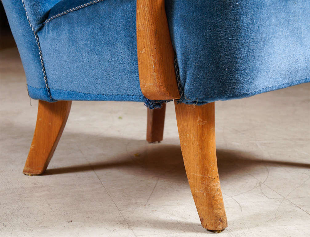 Blue Armchair by Alfred Christiansen 3