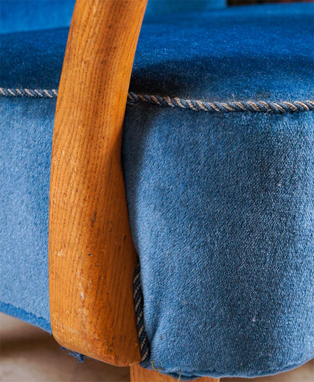 Blue Armchair by Alfred Christiansen 4