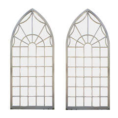 Pair of Gothic-style Arched Windows