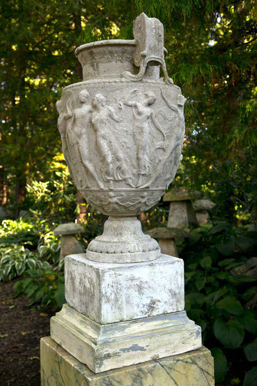 Stone Garden Urn after Townley Vase 3