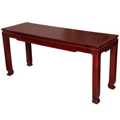 Raffia Wrapped Console Table In The Style Of Karl Springer