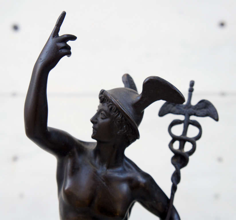 19th Century Bronze Figure of Mercury After Giambologna