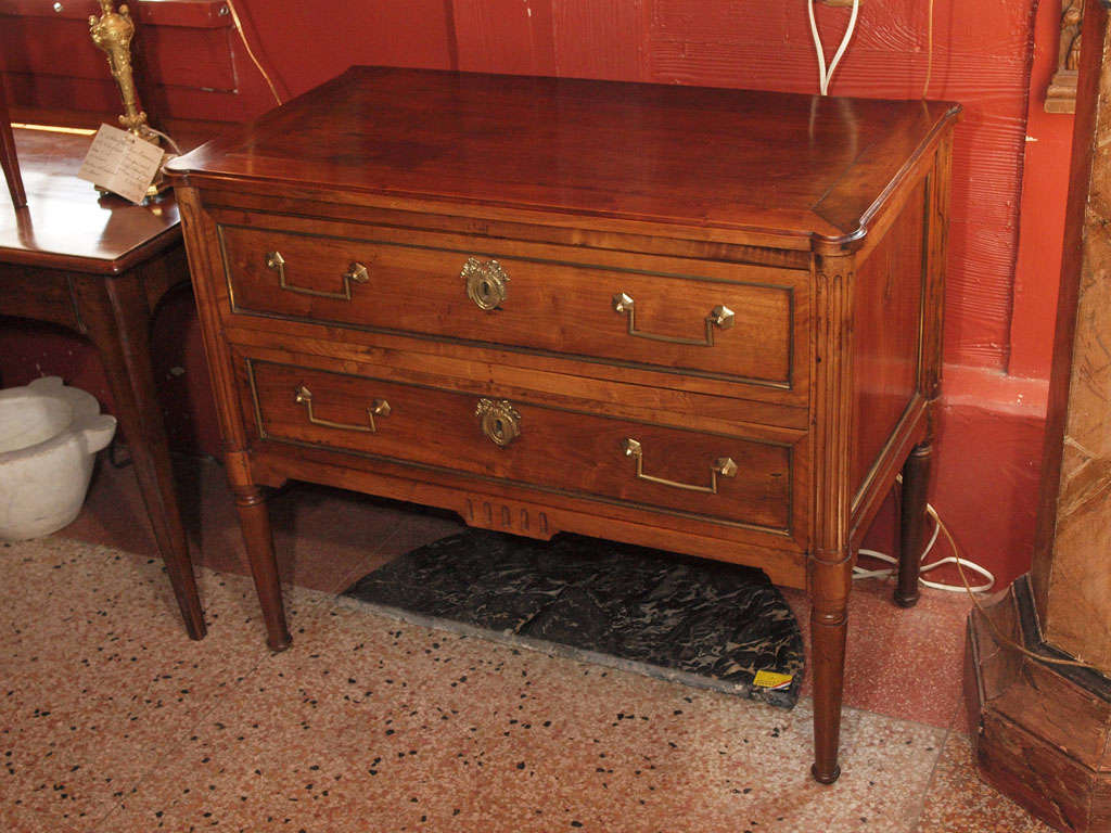 Directoire Style Walnut Commode