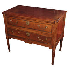 Directoire Style Walnut Commode