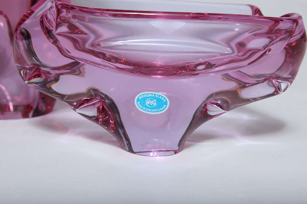 Organic Form Vase and Bowl by Zelezny Brod In Excellent Condition In New York, NY