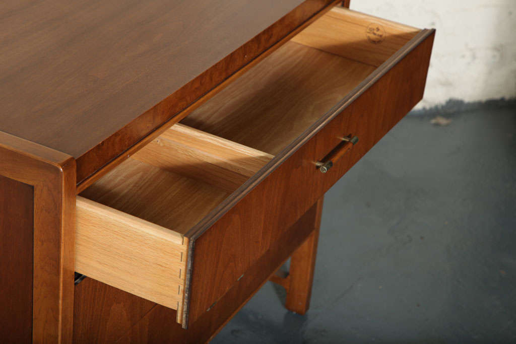 Walnut Panorama Bachelor's Chest by Drexel