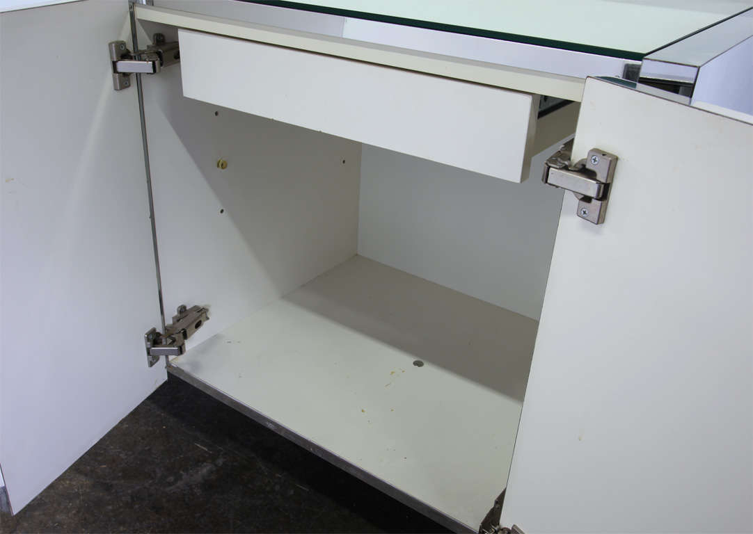 Late 20th Century 1970's Mirrored Pace Console