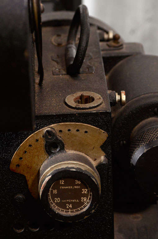 1930's carved wood Mitchell Camera window display  1