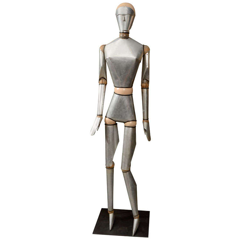 Amazing French Life Size Artist Mannequin at 1stdibs