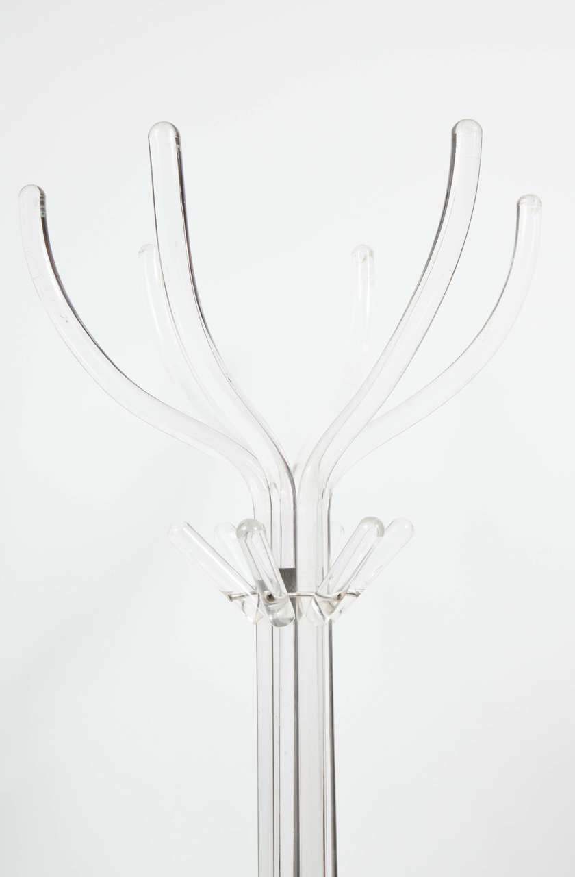 Lucite Coat Rack or Hall-Tree, Early 1960s 1
