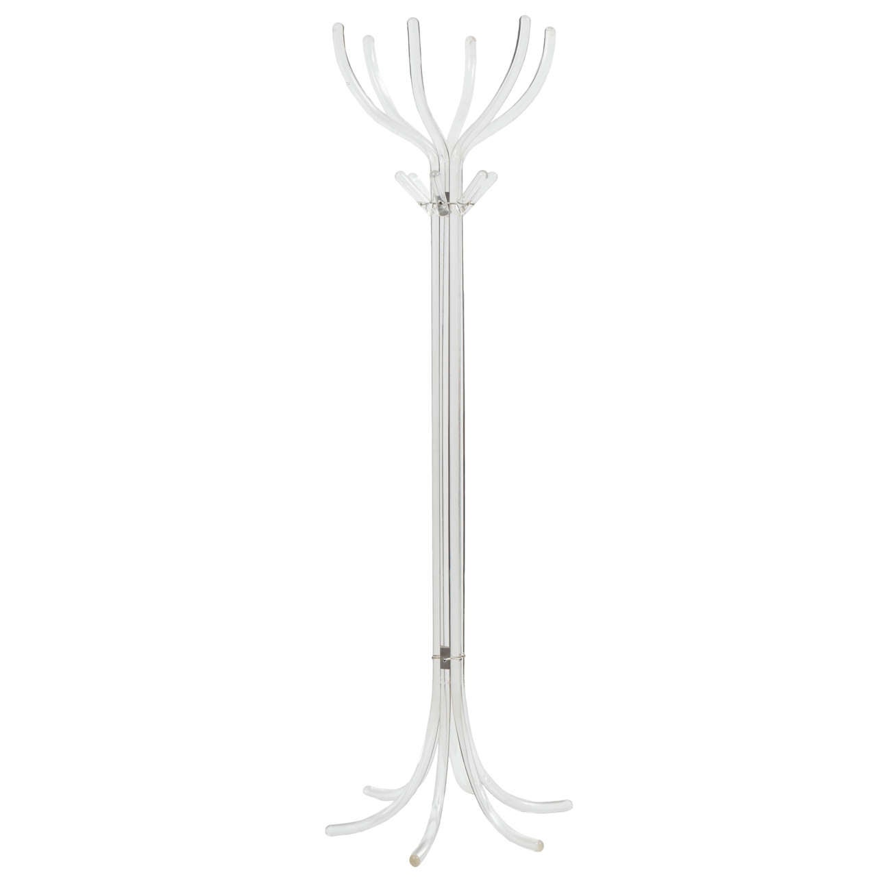 Lucite Coat Rack or Hall-Tree, Early 1960s