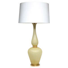 Monumental 1940s, Italian Art Glass Table Lamp by Seguso 8