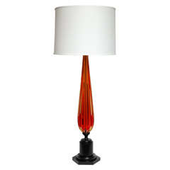 1950s Italian Art Glass Table Lamp by Seguso 7