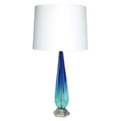 1950s Italian Art Glass Table Lamp by Seguso 6
