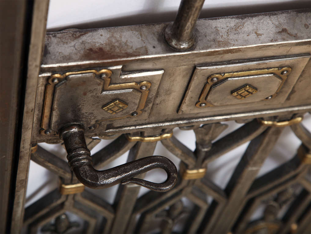 Hand-Crafted Monumental Oscar B Bach Gates from Bank of  NY & Trust Co.