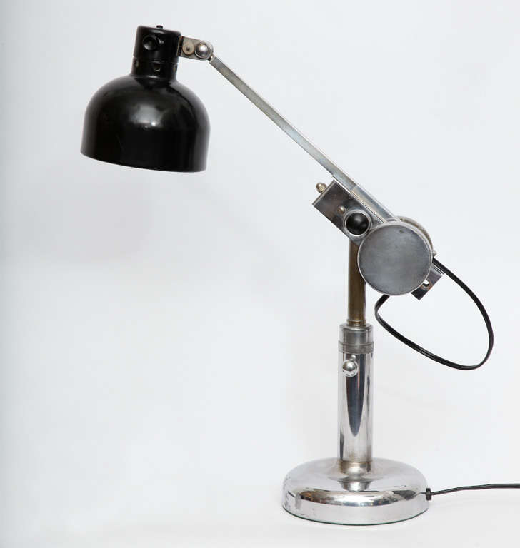 French Table Lamp Articulated France 1920's For Sale
