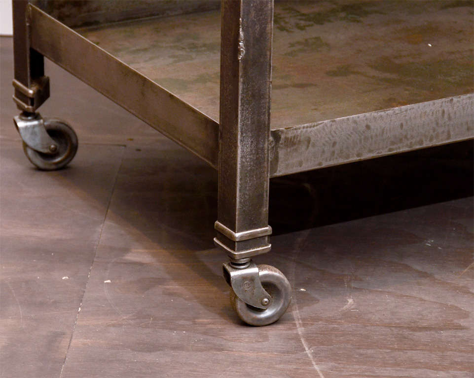 American Three Tiered Industrial Cart on Casters