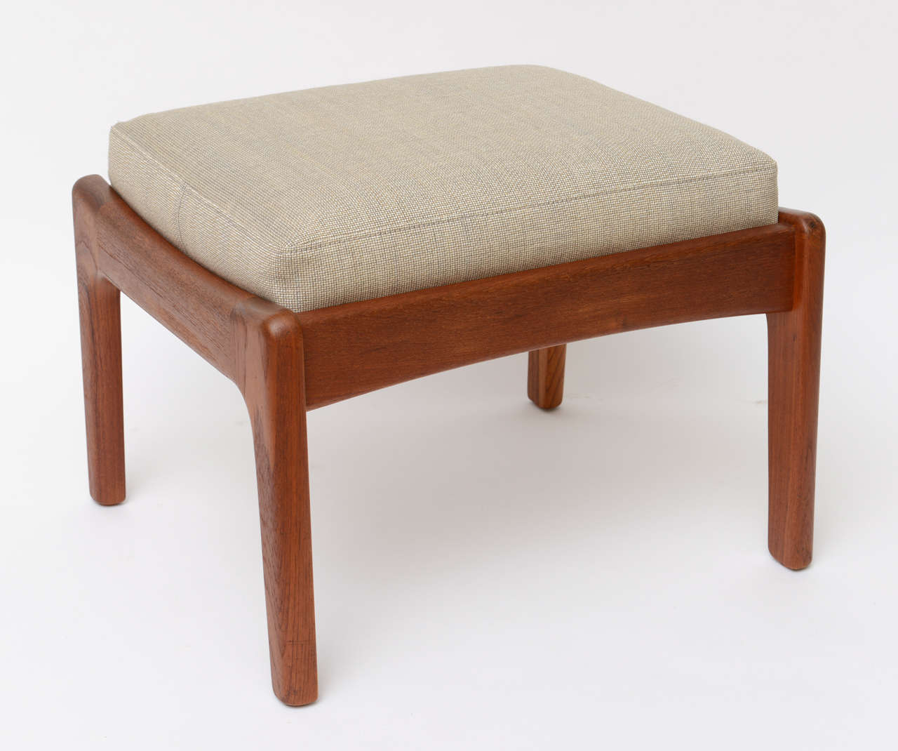 Sycamore 1960s Juul Kristensen Teak Lounge Chair & Ottoman