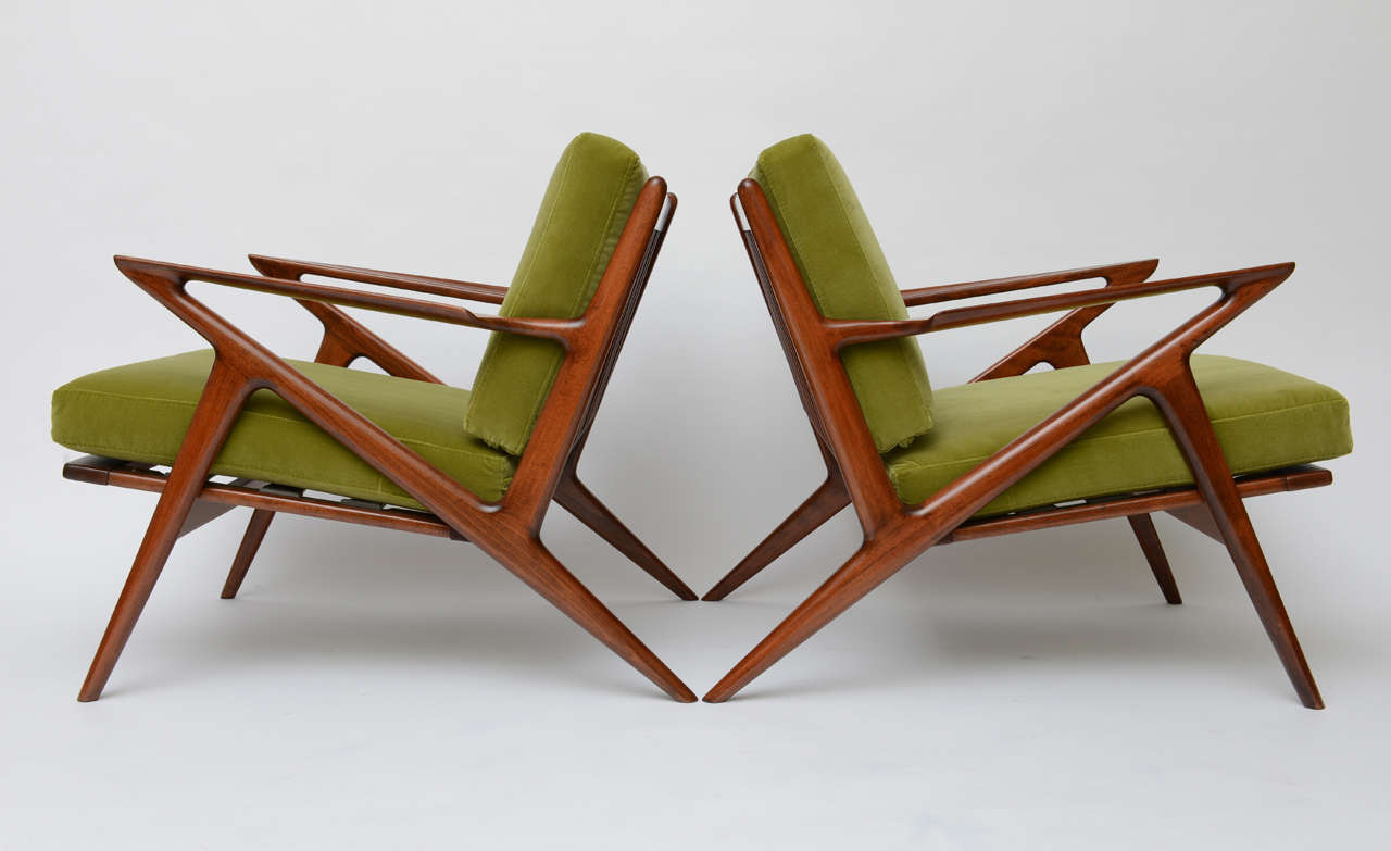 Danish Iconic Poul Jensen Z Lounge Single Chair for Selig