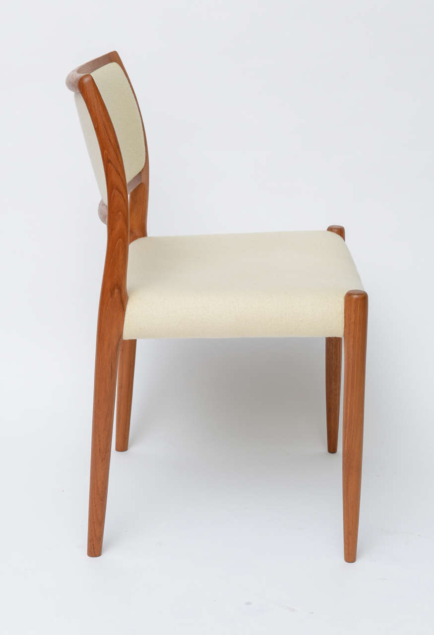 Mid-20th Century Six Danish Teak Dining Chairs - Neils Otto Moller