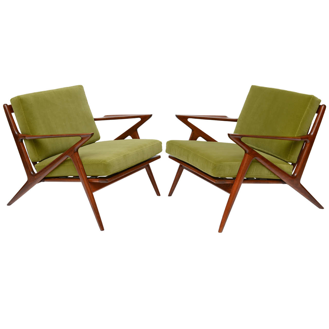 Iconic Poul Jensen Z Lounge Single Chair for Selig at 1stDibs