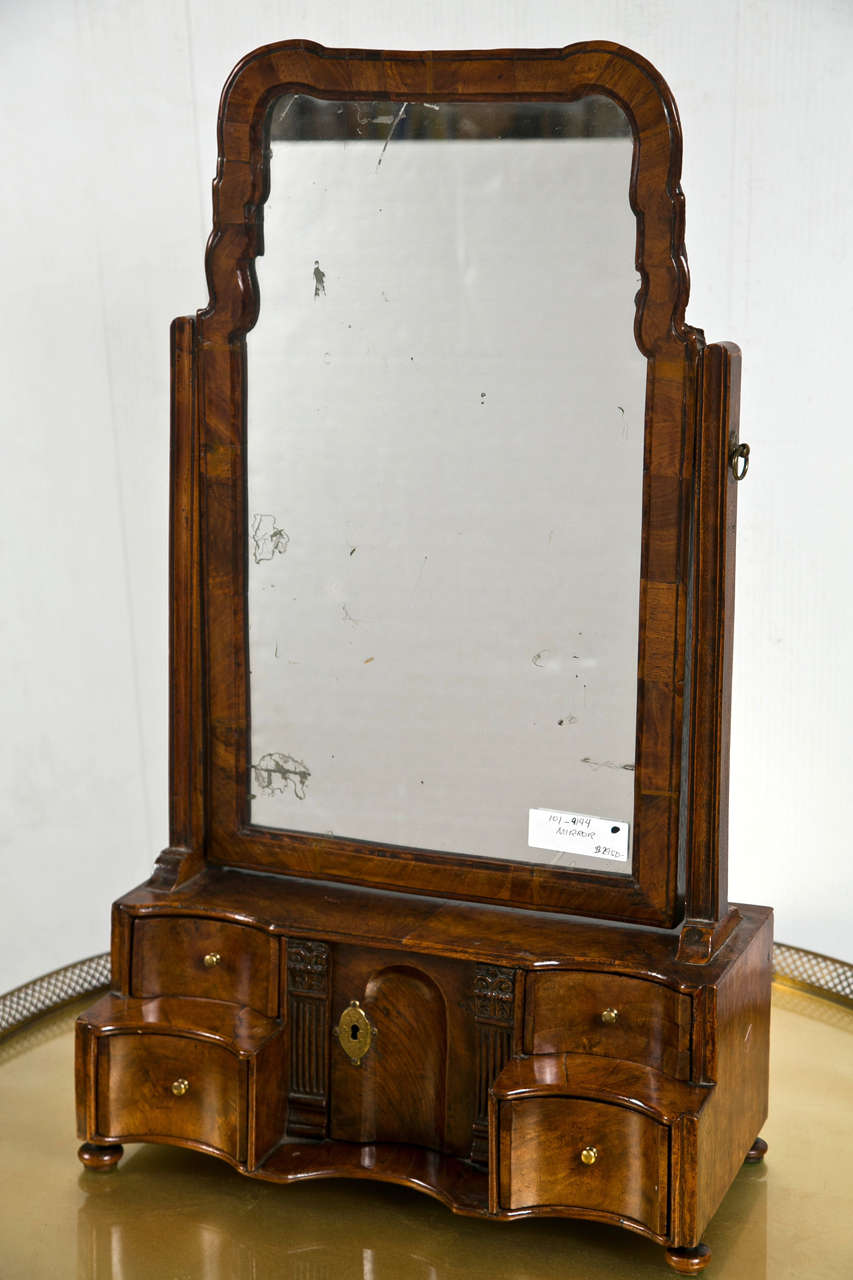 19th Century English Georgian Style Dressing Table Mirror