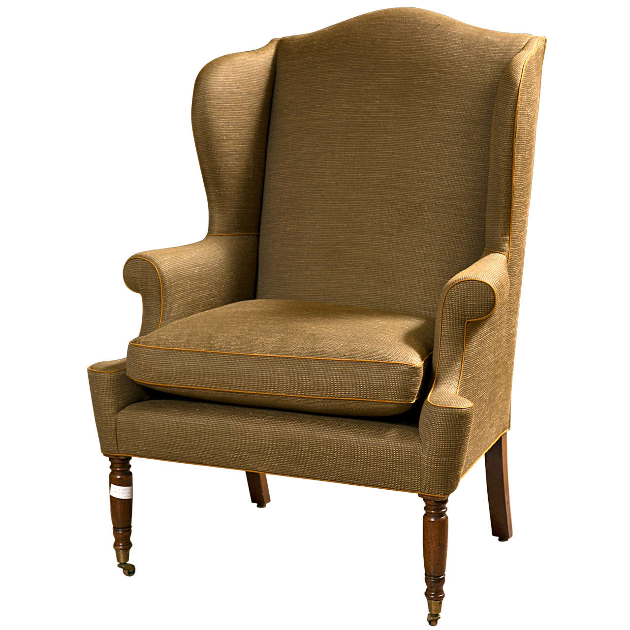 Kagres American Wingback Bergere Chair For Sale at 1stDibs | wing chairs  for sale, wingback chairs for sale, high back wing chair sale