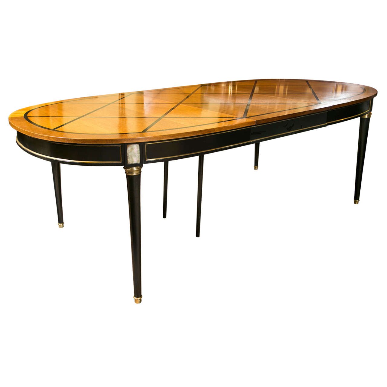 French Louis XVI Style Dining Table by Maison Jansen