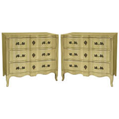 Pair of French Provincial Painted Chests 8