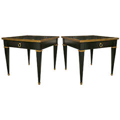 Pair of Directoire Style Side Tables Attri. to Jansen