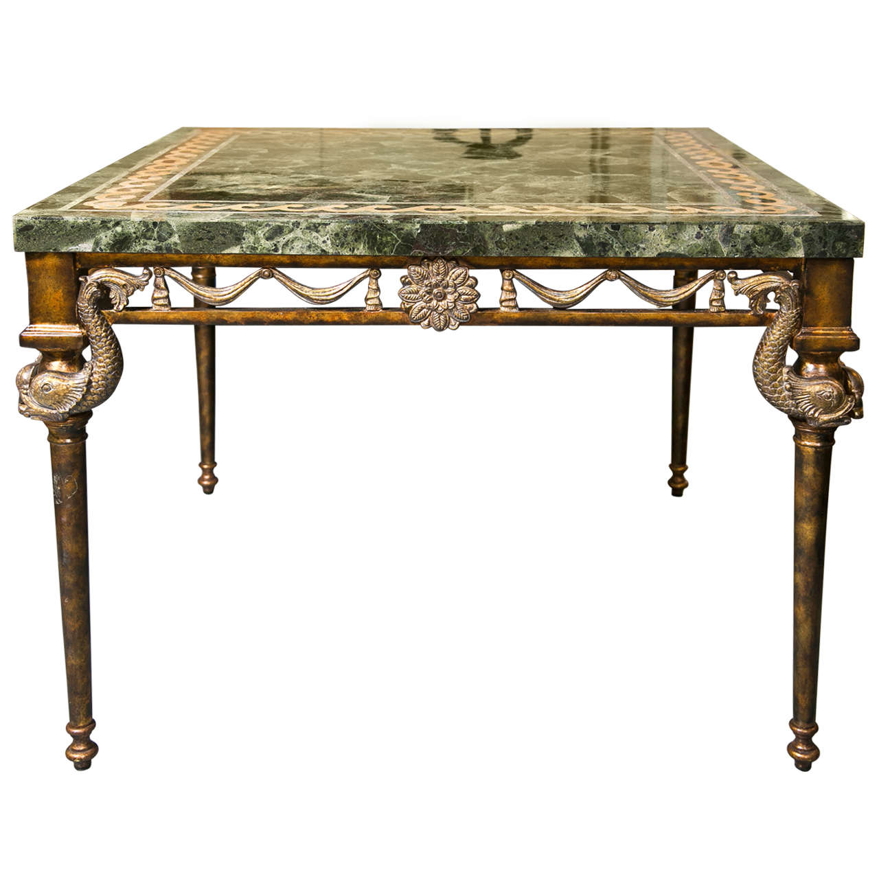 MarbleTop Center Table by MaitlandSmith at 1stDibs