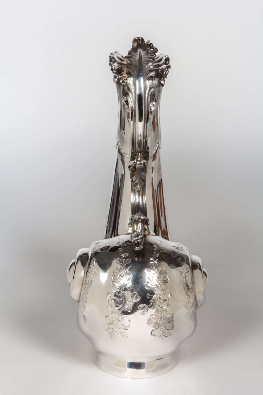 Rococo Revival 19th Century Wine Ewer c.1895