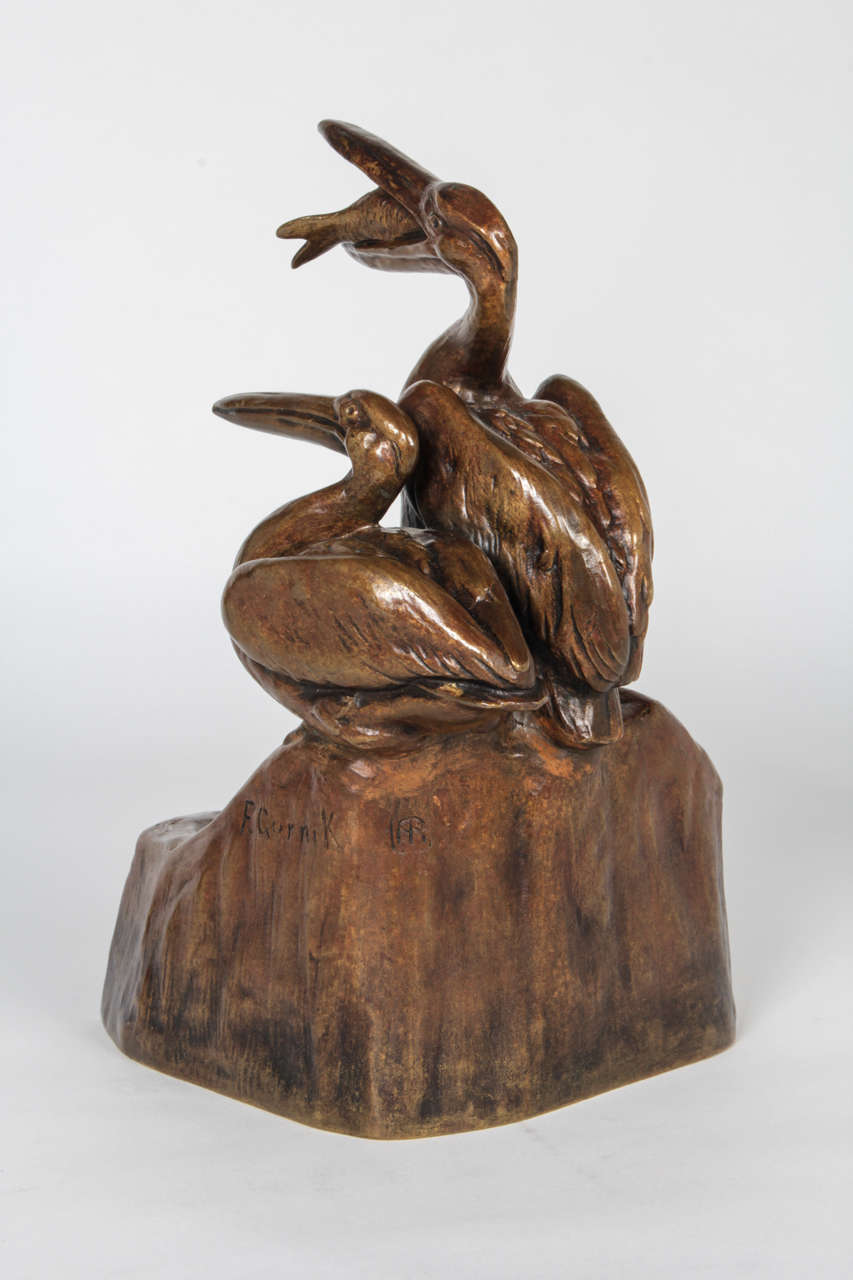 20th Century Friedrich Gornik Bronze 