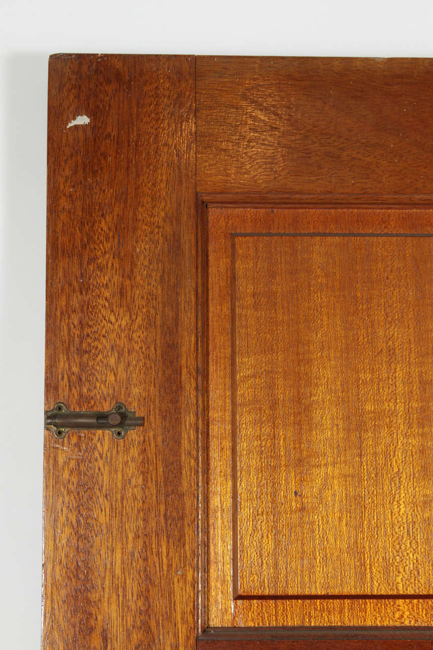 Carved Wooden Spanish Style Entry Door with Bronze Doorknocker 1