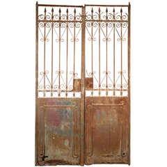 Pair of Turn of the Century Garden Gates Pair of Turn of the Century Garden Gates