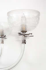 chandelier image Chandelier Electrified Excellent Replica 7 gas with Six old Lamps; Gas chandelier image Chandelier Electrified Excellent Replica 7 gas with Six old Lamps; Gas